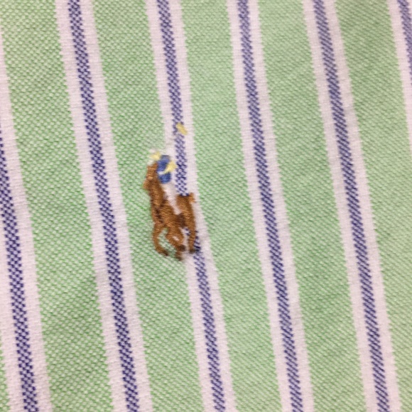 Ralph Lauren pink and green button down bundle (M) - Picture 5 of 5